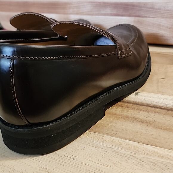 UNITED ARROWS LABEL RELAXING BROWN PENNY LOAFERS MENS SIZE 8.5 BANGLADESH